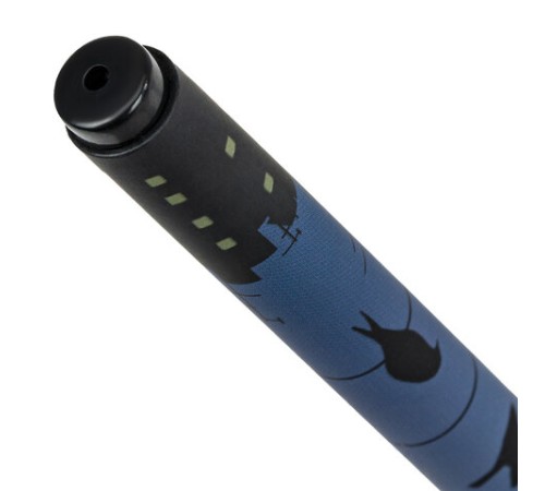Ручка шариковая BRAUBERG SOFT TOUCH GRIP "NIGHT CITY", СИНЯЯ, мягкое покрытие, узел 0,7 мм, 143712