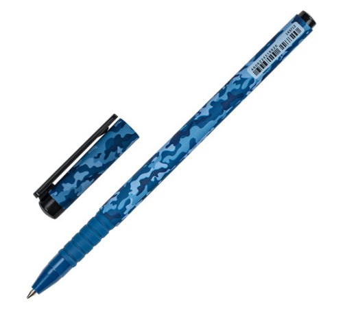Ручка шариковая BRAUBERG SOFT TOUCH GRIP "MILITARY", СИНЯЯ, мягкое покрытие, узел 0,7 мм, 143713 Ручка шариковая BRAUBERG SOFT TOUCH GRIP "MILITARY", СИНЯЯ, мягкое покрытие, узел 0,7 мм, 143713