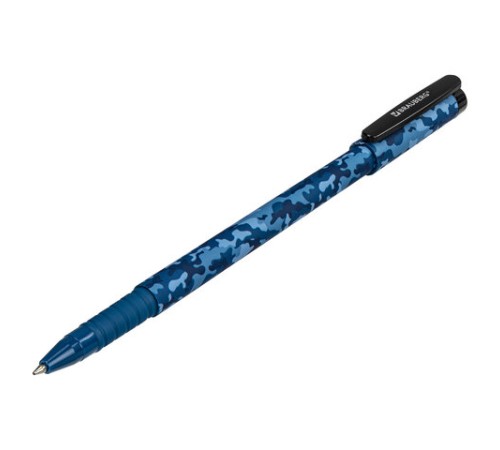 Ручка шариковая BRAUBERG SOFT TOUCH GRIP "MILITARY", СИНЯЯ, мягкое покрытие, узел 0,7 мм, 143713 Ручка шариковая BRAUBERG SOFT TOUCH GRIP "MILITARY", СИНЯЯ, мягкое покрытие, узел 0,7 мм, 143713