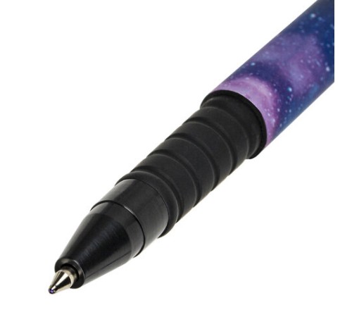 Ручка шариковая BRAUBERG SOFT TOUCH GRIP "SPACE", СИНЯЯ, мягкое покрытие, узел 0,7 мм, 143714 Ручка шариковая BRAUBERG SOFT TOUCH GRIP "SPACE", СИНЯЯ, мягкое покрытие, узел 0,7 мм, 143714