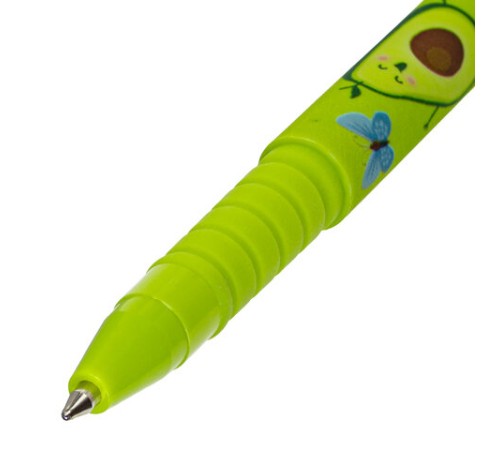 Ручка шариковая BRAUBERG SOFT TOUCH GRIP "AVOCADO", СИНЯЯ, мягкое покрытие, узел 0,7 мм, 143716 Ручка шариковая BRAUBERG SOFT TOUCH GRIP "AVOCADO", СИНЯЯ, мягкое покрытие, узел 0,7 мм, 143716