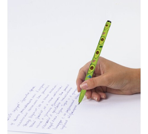 Ручка шариковая BRAUBERG SOFT TOUCH GRIP "AVOCADO", СИНЯЯ, мягкое покрытие, узел 0,7 мм, 143716 Ручка шариковая BRAUBERG SOFT TOUCH GRIP "AVOCADO", СИНЯЯ, мягкое покрытие, узел 0,7 мм, 143716