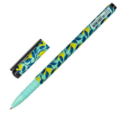 Ручка шариковая BRAUBERG SOFT TOUCH GRIP "CITRUS", СИНЯЯ, мягкое покрытие, узел 0,7 мм, 143717 Ручка шариковая BRAUBERG SOFT TOUCH GRIP "CITRUS", СИНЯЯ, мягкое покрытие, узел 0,7 мм, 143717
