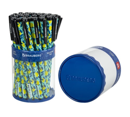 Ручка шариковая BRAUBERG SOFT TOUCH GRIP "CITRUS", СИНЯЯ, мягкое покрытие, узел 0,7 мм, 143717 Ручка шариковая BRAUBERG SOFT TOUCH GRIP "CITRUS", СИНЯЯ, мягкое покрытие, узел 0,7 мм, 143717