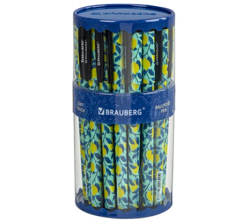 Ручка шариковая BRAUBERG SOFT TOUCH GRIP "CITRUS", СИНЯЯ, мягкое покрытие, узел 0,7 мм, 143717 Ручка шариковая BRAUBERG SOFT TOUCH GRIP "CITRUS", СИНЯЯ, мягкое покрытие, узел 0,7 мм, 143717