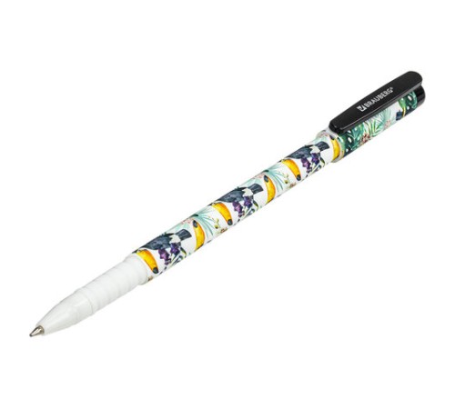 Ручка шариковая BRAUBERG SOFT TOUCH GRIP "TOUCAN", СИНЯЯ, мягкое покрытие, узел 0,7 мм, 143720 Ручка шариковая BRAUBERG SOFT TOUCH GRIP "TOUCAN", СИНЯЯ, мягкое покрытие, узел 0,7 мм, 143720