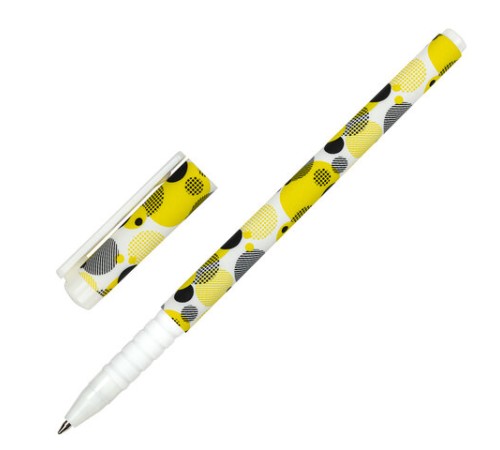 Ручка шариковая BRAUBERG SOFT TOUCH GRIP "DOTS", СИНЯЯ, мягкое покрытие, ассорти, узел 0,7 мм, 143722 Ручка шариковая BRAUBERG SOFT TOUCH GRIP "DOTS", СИНЯЯ, мягкое покрытие, ассорти, узел 0,7 мм, 143722