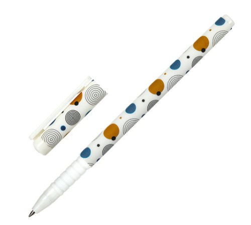 Ручка шариковая BRAUBERG SOFT TOUCH GRIP "DOTS", СИНЯЯ, мягкое покрытие, ассорти, узел 0,7 мм, 143722 Ручка шариковая BRAUBERG SOFT TOUCH GRIP "DOTS", СИНЯЯ, мягкое покрытие, ассорти, узел 0,7 мм, 143722