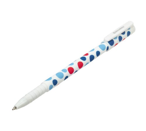 Ручка шариковая BRAUBERG SOFT TOUCH GRIP "DOTS", СИНЯЯ, мягкое покрытие, ассорти, узел 0,7 мм, 143722 Ручка шариковая BRAUBERG SOFT TOUCH GRIP "DOTS", СИНЯЯ, мягкое покрытие, ассорти, узел 0,7 мм, 143722