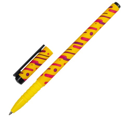 Ручка шариковая BRAUBERG SOFT TOUCH GRIP "LINES", СИНЯЯ, мягкое покрытие, узел 0,7 мм, 143724 Ручка шариковая BRAUBERG SOFT TOUCH GRIP "LINES", СИНЯЯ, мягкое покрытие, узел 0,7 мм, 143724