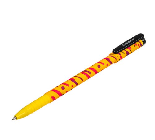 Ручка шариковая BRAUBERG SOFT TOUCH GRIP "LINES", СИНЯЯ, мягкое покрытие, узел 0,7 мм, 143724 Ручка шариковая BRAUBERG SOFT TOUCH GRIP "LINES", СИНЯЯ, мягкое покрытие, узел 0,7 мм, 143724