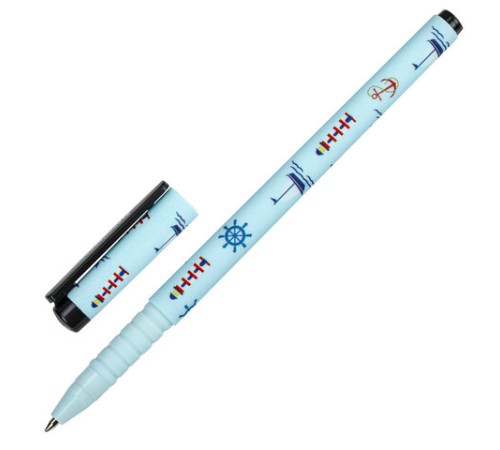Ручка шариковая BRAUBERG SOFT TOUCH GRIP "NAVY", СИНЯЯ, мягкое покрытие, узел 0,7 мм, 143725 Ручка шариковая BRAUBERG SOFT TOUCH GRIP "NAVY", СИНЯЯ, мягкое покрытие, узел 0,7 мм, 143725