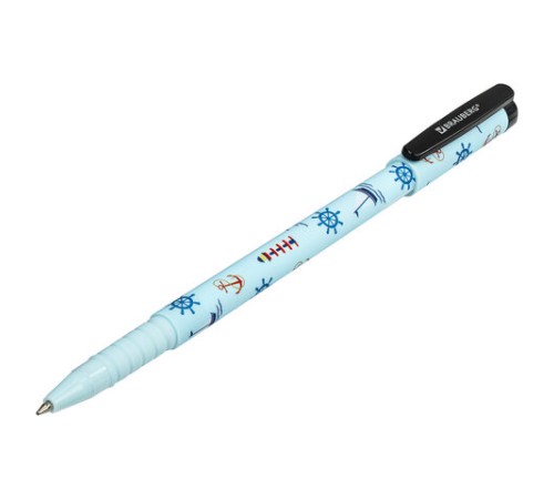 Ручка шариковая BRAUBERG SOFT TOUCH GRIP "NAVY", СИНЯЯ, мягкое покрытие, узел 0,7 мм, 143725 Ручка шариковая BRAUBERG SOFT TOUCH GRIP "NAVY", СИНЯЯ, мягкое покрытие, узел 0,7 мм, 143725