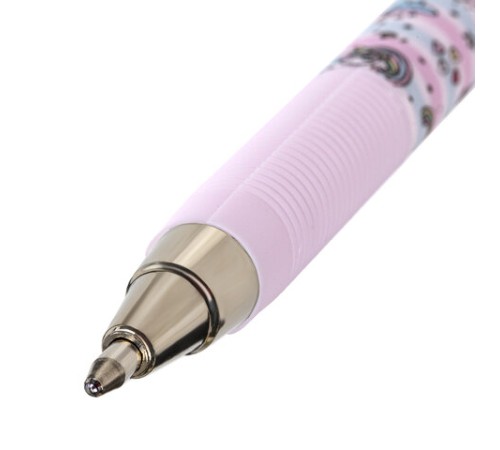 Ручка шариковая ЮНЛАНДИЯ "UNICORN", синяя, SOFT TOUCH покрытие, узел 0,7 мм, линия письма 0,35 мм, 143726