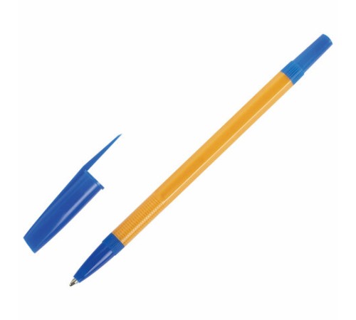 Ручка шариковая STAFF "Basic BP-03 Orange", СИНЯЯ, корпус оранжевый, узел 1 мм, линия письма 0,5 мм, 143741 Ручка шариковая STAFF "Basic BP-03 Orange", СИНЯЯ, корпус оранжевый, узел 1 мм, линия письма 0,5 мм, 143741