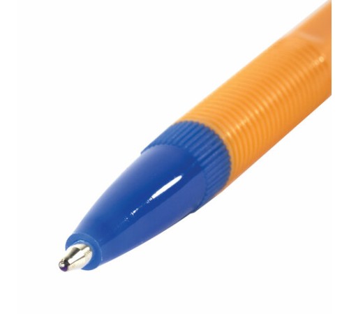 Ручка шариковая STAFF "Basic BP-03 Orange", СИНЯЯ, корпус оранжевый, узел 1 мм, линия письма 0,5 мм, 143741 Ручка шариковая STAFF "Basic BP-03 Orange", СИНЯЯ, корпус оранжевый, узел 1 мм, линия письма 0,5 мм, 143741
