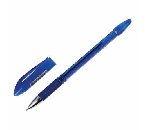 Ручка шариковая масляная с грипом STAFF "Manager OBP-10", СИНЯЯ, узел 0,7 мм, линия письма 0,35 мм, 143743 Ручка шариковая масляная с грипом STAFF "Manager OBP-10", СИНЯЯ, узел 0,7 мм, линия письма 0,35 мм, 143743