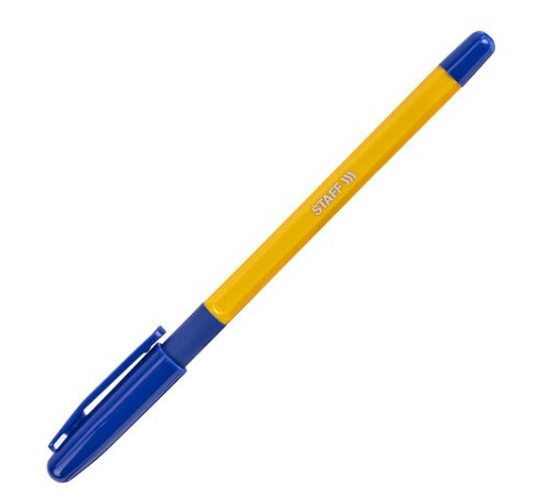 Ручка шариковая с грипом STAFF "Basic BP-14 Orange", СИНЯЯ, узел 0,7 мм, линия письма 0,35 мм, 143747 Ручка шариковая с грипом STAFF "Basic BP-14 Orange", СИНЯЯ, узел 0,7 мм, линия письма 0,35 мм, 143747
