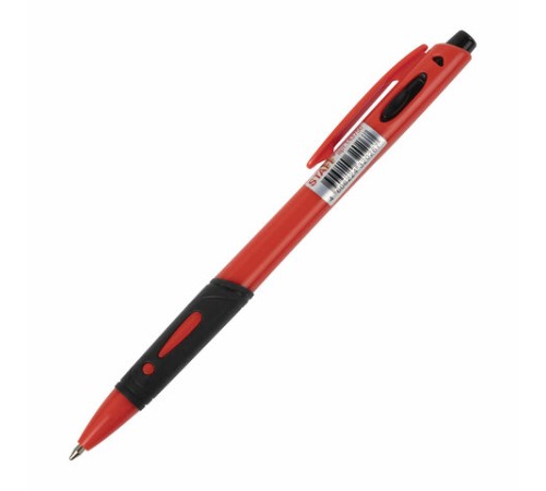 Ручка шариковая автоматическая с грипом STAFF "BP-16 Neon", СИНЯЯ, ассорти, линия письма 0,35 мм, 143750 Ручка шариковая автоматическая с грипом STAFF "BP-16 Neon", СИНЯЯ, ассорти, линия письма 0,35 мм, 143750