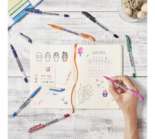 Ручка гелевая с грипом BIC "Gelocity Stic", ЧЕРНАЯ, узел 0,5 мм, линия письма 0,29 мм, CEL1010266 Ручка гелевая с грипом BIC "Gelocity Stic", ЧЕРНАЯ, узел 0,5 мм, линия письма 0,29 мм, CEL1010266