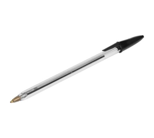 Ручка шариковая STAFF Basic Budget BP-02, письмо 500 м, ЧЕРНАЯ, длина корпуса 13,5 см, линия письма 0,5 мм, 143759 Ручка шариковая STAFF Basic Budget BP-02, письмо 500 м, ЧЕРНАЯ, длина корпуса 13,5 см, линия письма 0,5 мм, 143759