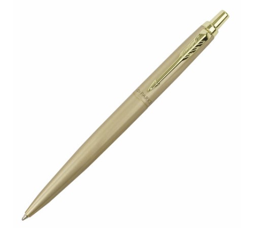 Ручка шариковая PARKER "Jotter XL Monochrome Gold GT", корпус золотой, нержавеющая сталь, синяя,2122754
