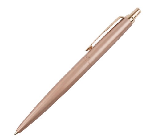 Ручка шариковая PARKER "Jotter XL Monochrome Pink Gold PGT", корпус "розовое золото", сталь, синяя, 2122755