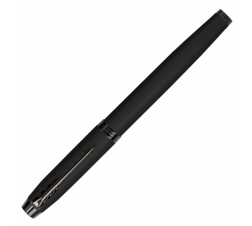 Ручка перьевая PARKER "IM Achromatic Black BT", черный матовый, нержавеющая сталь, синяя, 2127741 Ручка перьевая PARKER "IM Achromatic Black BT", черный матовый, нержавеющая сталь, синяя, 2127741