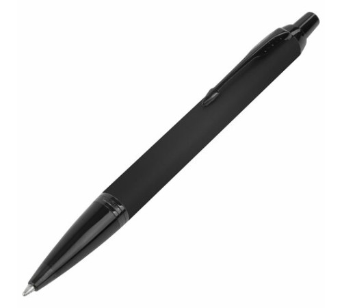 Ручка шариковая PARKER "IM Achromatic Black BT", черный матовый, нержавеющая сталь, синяя, 2127618