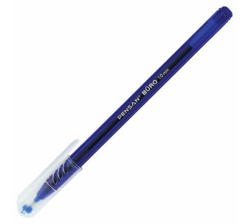 Ручка шариковая масляная PENSAN "Buro", СИНЯЯ, игольчатый узел 1 мм, линия письма 0,8 мм, 2270 Ручка шариковая масляная PENSAN "Buro", СИНЯЯ, игольчатый узел 1 мм, линия письма 0,8 мм, 2270