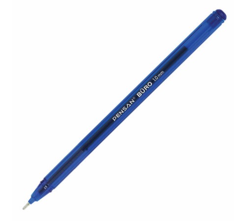 Ручка шариковая масляная PENSAN "Buro", СИНЯЯ, игольчатый узел 1 мм, линия письма 0,8 мм, 2270 Ручка шариковая масляная PENSAN "Buro", СИНЯЯ, игольчатый узел 1 мм, линия письма 0,8 мм, 2270