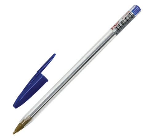 Ручка шариковая STAFF "Basic Budget BP-04", СИНЯЯ, линия письма 0,5 мм, с штрихкодом, 143868 Ручка шариковая STAFF "Basic Budget BP-04", СИНЯЯ, линия письма 0,5 мм, с штрихкодом, 143868