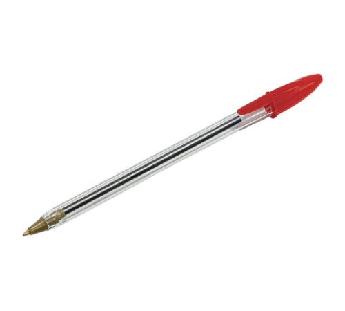 Ручка шариковая STAFF "Basic Budget BP-04", КРАСНАЯ, линия письма 0,5 мм, с штрихкодом, 143870 Ручка шариковая STAFF "Basic Budget BP-04", КРАСНАЯ, линия письма 0,5 мм, с штрихкодом, 143870