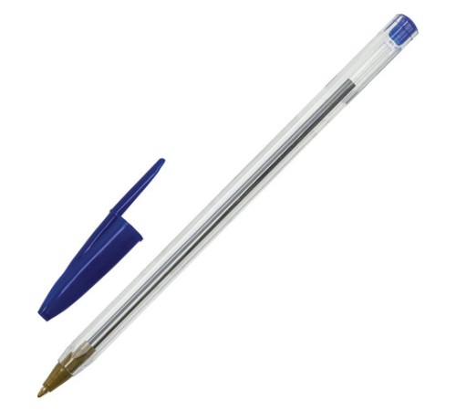 Ручки шариковые STAFF "Basic Budget BP-04", НАБОР 4 штуки, СИНИЕ, линия письма 0,5 мм, 143873 Ручки шариковые STAFF "Basic Budget BP-04", НАБОР 4 штуки, СИНИЕ, линия письма 0,5 мм, 143873