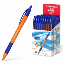 Ручка шариковая масляная автоматическая с грипом ERICH KRAUSE 
