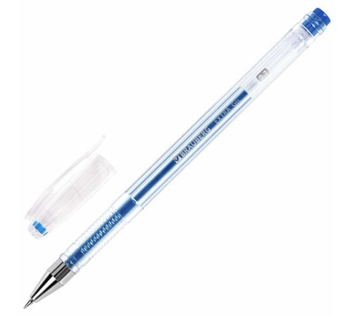 Ручки гелевые МЕТАЛЛИК BRAUBERG 