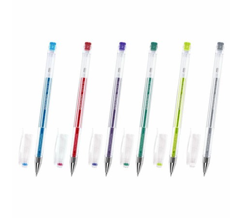 Ручки гелевые БЛЕСТКИ BRAUBERG 