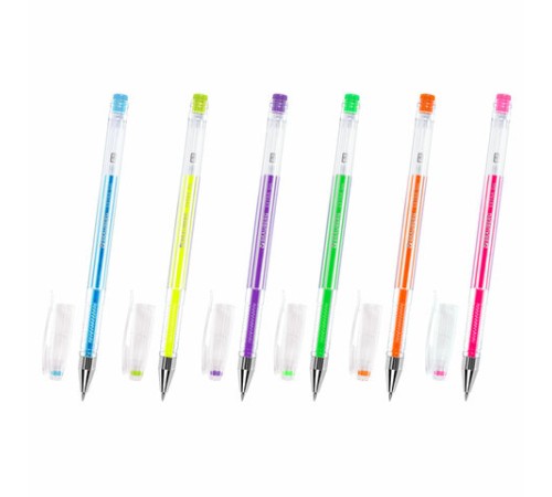 Ручки гелевые НЕОН BRAUBERG 