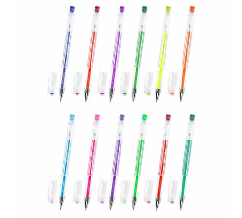 Ручки гелевые НЕОН BRAUBERG 