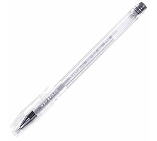 Ручка гелевая СЕРЕБРИСТАЯ BRAUBERG "EXTRA SILVER", корпус прозрачный, 0,5 мм, линия 0,35 мм, 143913 Ручка гелевая СЕРЕБРИСТАЯ BRAUBERG "EXTRA SILVER", корпус прозрачный, 0,5 мм, линия 0,35 мм, 143913