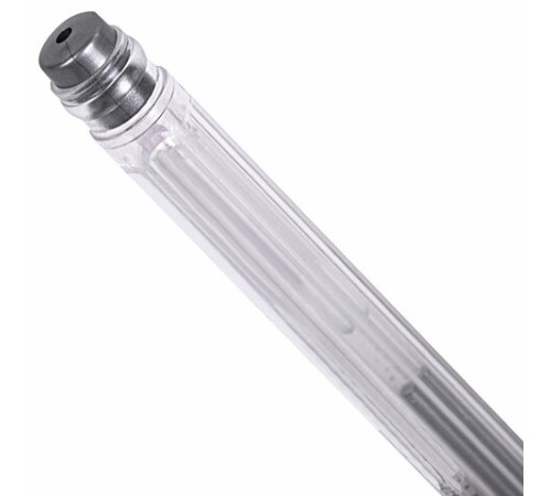 Ручка гелевая СЕРЕБРИСТАЯ BRAUBERG "EXTRA SILVER", корпус прозрачный, 0,5 мм, линия 0,35 мм, 143913 Ручка гелевая СЕРЕБРИСТАЯ BRAUBERG "EXTRA SILVER", корпус прозрачный, 0,5 мм, линия 0,35 мм, 143913