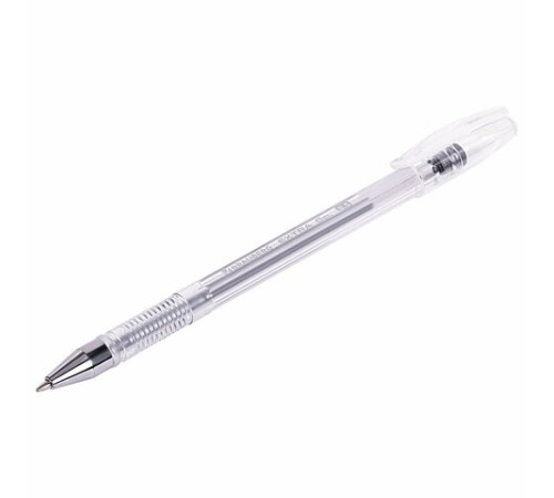 Ручка гелевая СЕРЕБРИСТАЯ BRAUBERG "EXTRA SILVER", корпус прозрачный, 0,5 мм, линия 0,35 мм, 143913 Ручка гелевая СЕРЕБРИСТАЯ BRAUBERG "EXTRA SILVER", корпус прозрачный, 0,5 мм, линия 0,35 мм, 143913