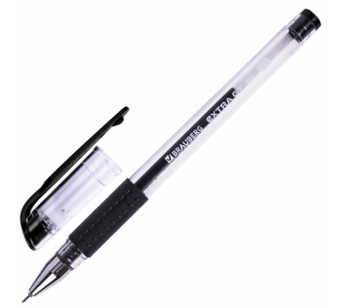 Ручка гелевая с грипом BRAUBERG "EXTRA GT NEEDLE", ЧЕРНАЯ, игольчатый узел 0,5 мм, линия 0,35 мм, 143918 Ручка гелевая с грипом BRAUBERG "EXTRA GT NEEDLE", ЧЕРНАЯ, игольчатый узел 0,5 мм, линия 0,35 мм, 143918