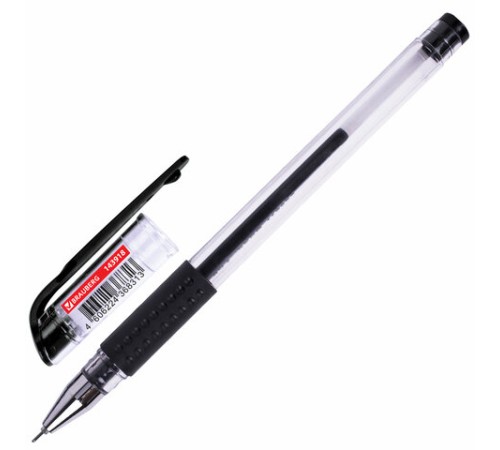 Ручка гелевая с грипом BRAUBERG "EXTRA GT NEEDLE", ЧЕРНАЯ, игольчатый узел 0,5 мм, линия 0,35 мм, 143918 Ручка гелевая с грипом BRAUBERG "EXTRA GT NEEDLE", ЧЕРНАЯ, игольчатый узел 0,5 мм, линия 0,35 мм, 143918