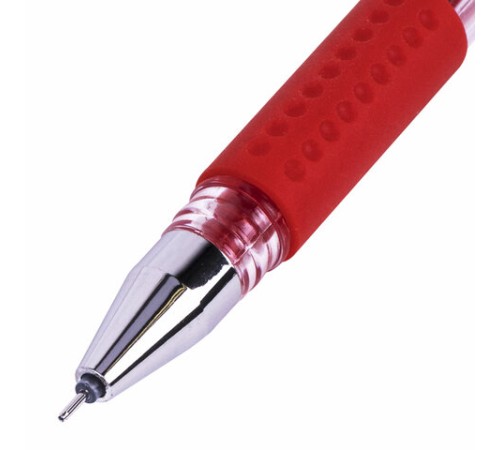 Ручка гелевая с грипом BRAUBERG "EXTRA GT NEEDLE", КРАСНАЯ, игольчатый узел 0,5 мм, линия 0,35 мм, 143921 Ручка гелевая с грипом BRAUBERG "EXTRA GT NEEDLE", КРАСНАЯ, игольчатый узел 0,5 мм, линия 0,35 мм, 143921