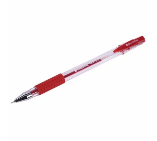 Ручка гелевая с грипом BRAUBERG "EXTRA GT NEEDLE", КРАСНАЯ, игольчатый узел 0,5 мм, линия 0,35 мм, 143921 Ручка гелевая с грипом BRAUBERG "EXTRA GT NEEDLE", КРАСНАЯ, игольчатый узел 0,5 мм, линия 0,35 мм, 143921