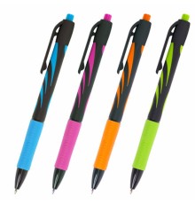Ручка шариковая автоматическая BRAUBERG ULTRA-RT NEON, СИНЯЯ, 0,7 мм, линия 0,35 мм, 143932