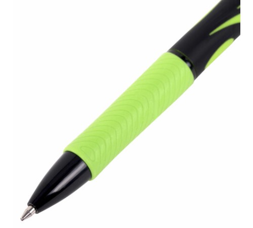 Ручка шариковая автоматическая BRAUBERG ULTRA-RT NEON, СИНЯЯ, 0,7 мм, линия 0,35 мм, 143932