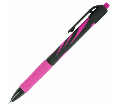 Ручка шариковая автоматическая BRAUBERG ULTRA-RT NEON, СИНЯЯ, 0,7 мм, линия 0,35 мм, 143932