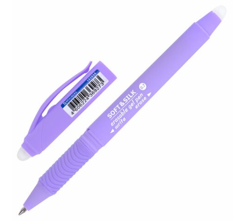 Ручка стираемая гелевая с грипом BRAUBERG "SOFT&SILK PASTEL", СИНЯЯ, корпус ассорти, узел 0,7 мм, 143934 Ручка стираемая гелевая с грипом BRAUBERG "SOFT&SILK PASTEL", СИНЯЯ, корпус ассорти, узел 0,7 мм, 143934